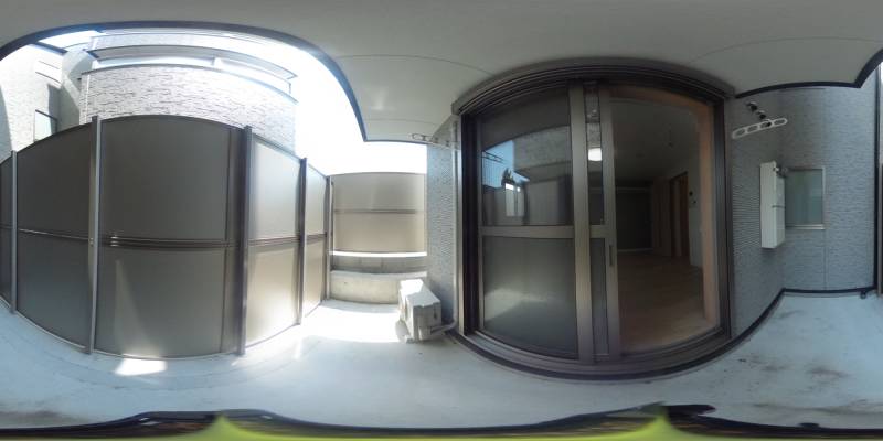 パノラマ画像バルコニー