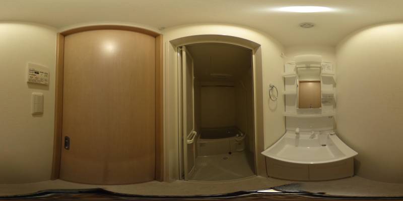 パノラマ画像洗面所