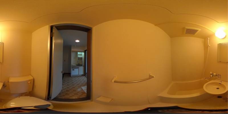 パノラマ画像バスルーム