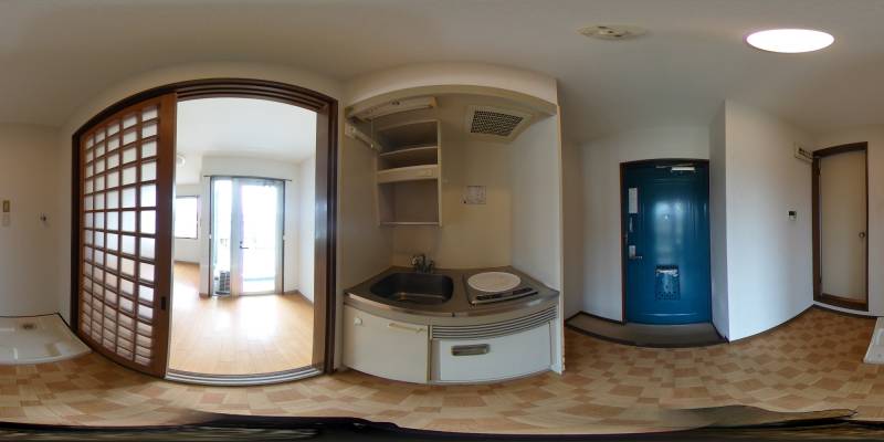 パノラマ画像キッチン