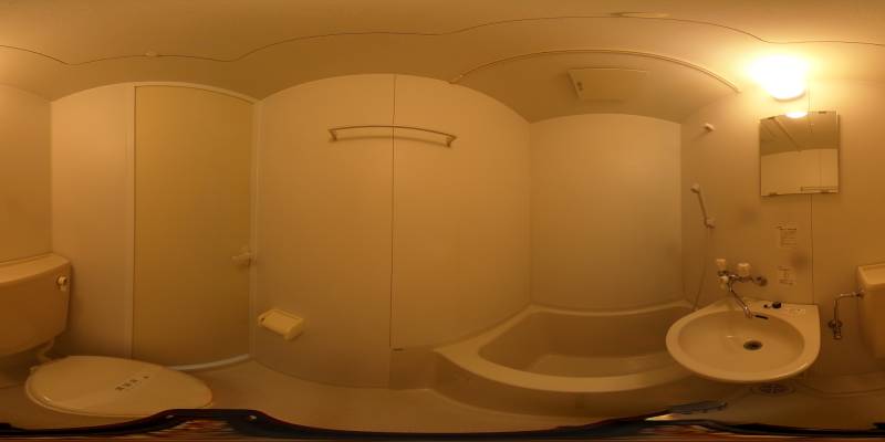 パノラマ画像バスルーム