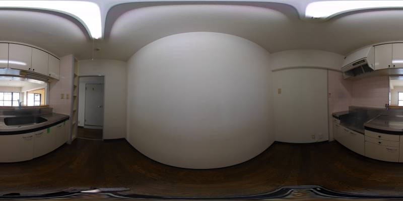 パノラマ画像キッチン