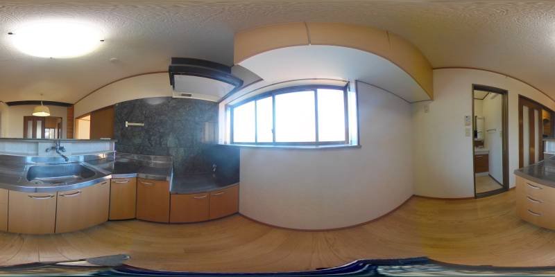 パノラマ画像キッチン