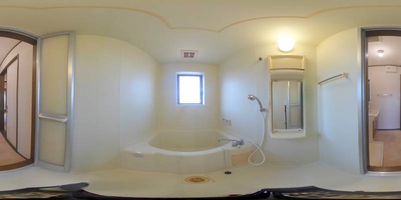 パノラマ画像バスルーム