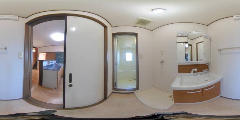 パノラマ画像洗面所