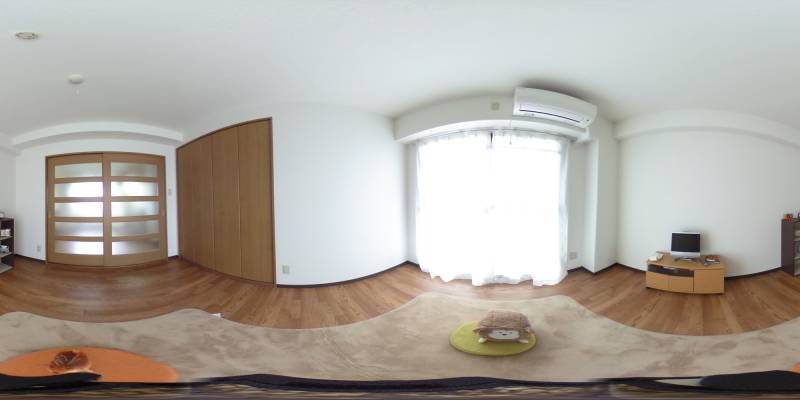 パノラマ画像洋室