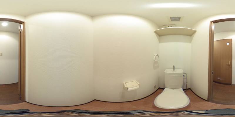 パノラマ画像トイレ