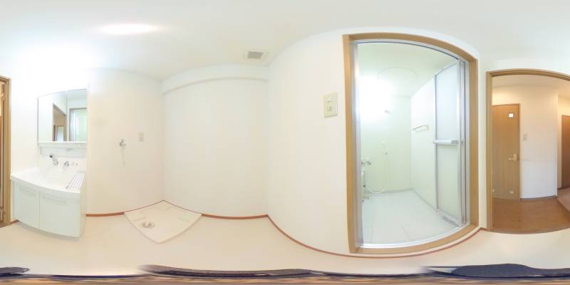 パノラマ画像洗面所