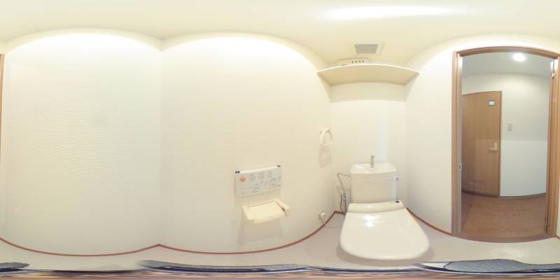 パノラマ画像トイレ