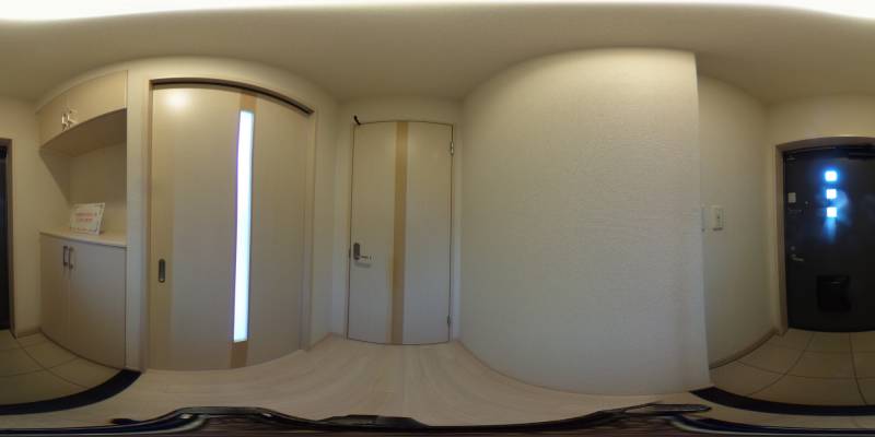 パノラマ画像玄関