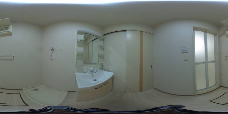 パノラマ画像洗面所