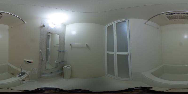 パノラマ画像バスルーム