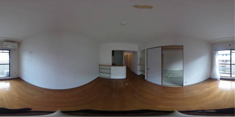 パノラマ画像洋室