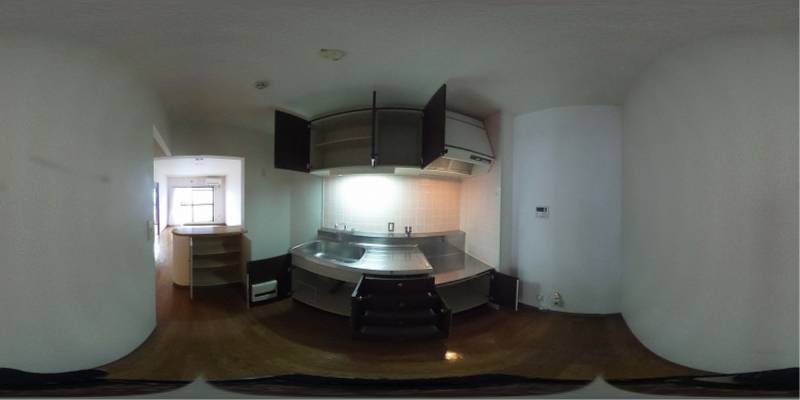 パノラマ画像キッチン