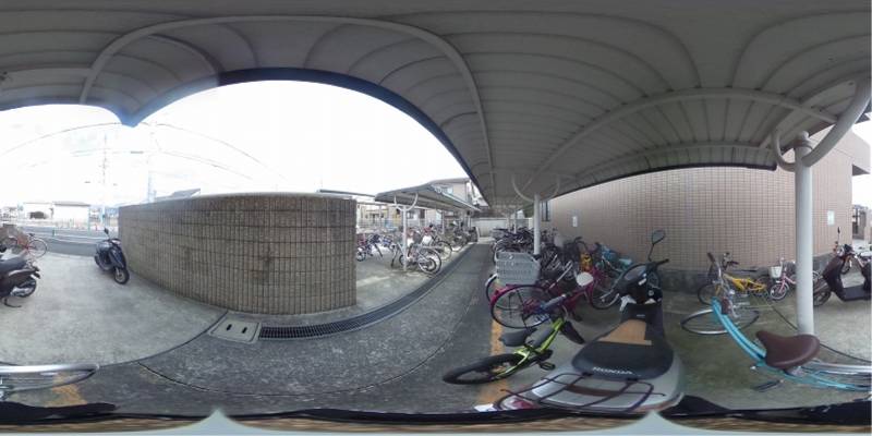 パノラマ画像駐車場