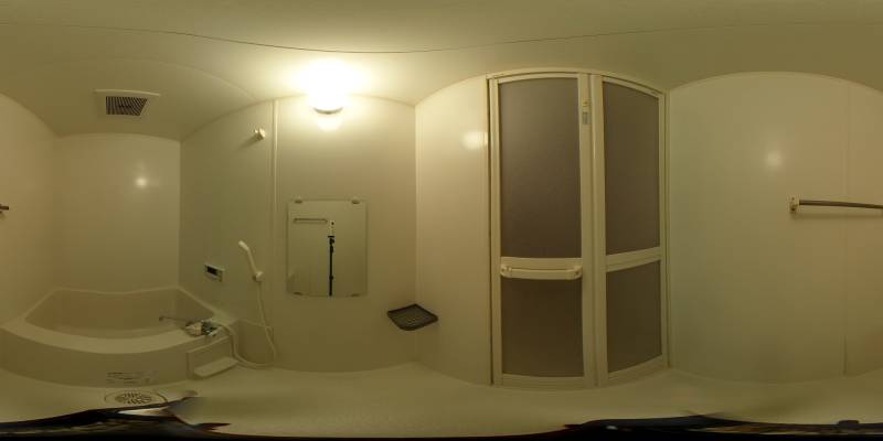 パノラマ画像バスルーム