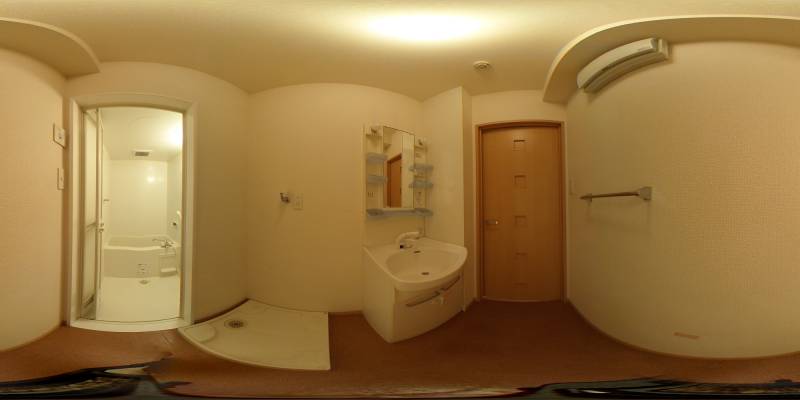 パノラマ画像洗面所