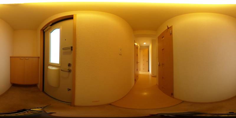 パノラマ画像玄関