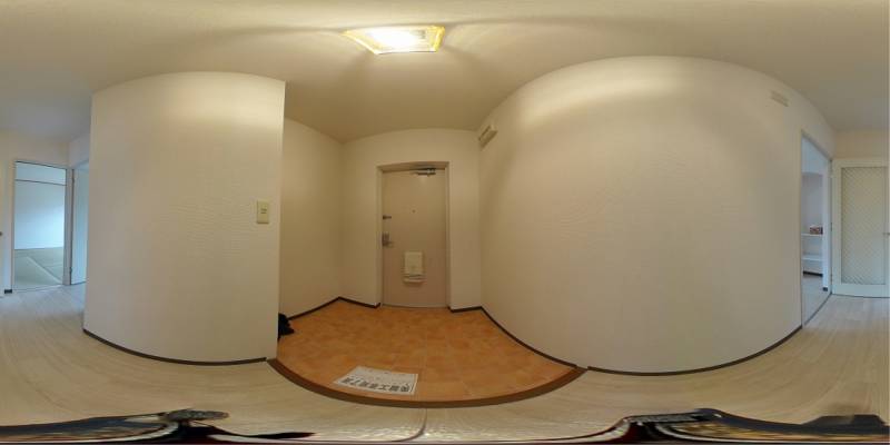 パノラマ画像玄関