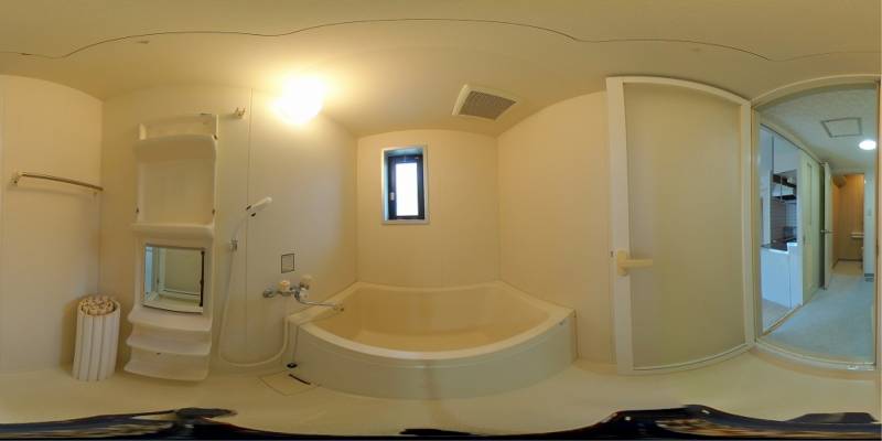 パノラマ画像バスルーム