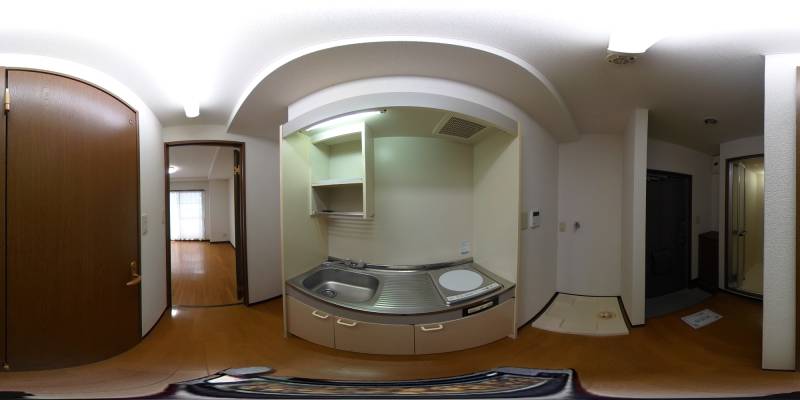 パノラマ画像キッチン