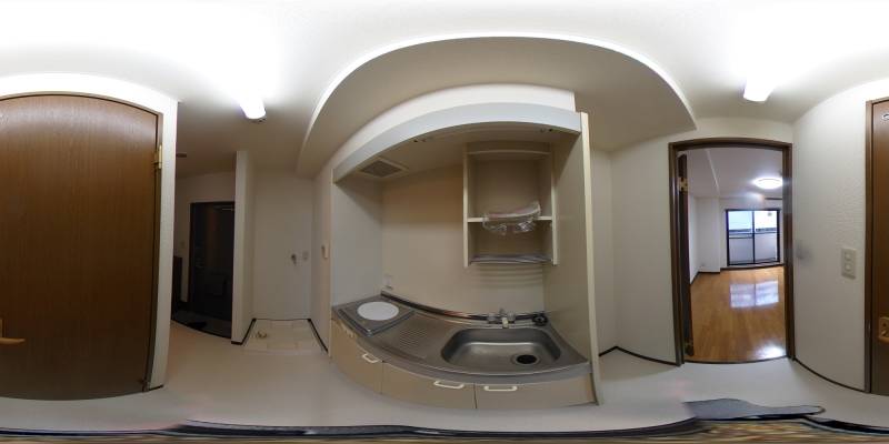 パノラマ画像キッチン