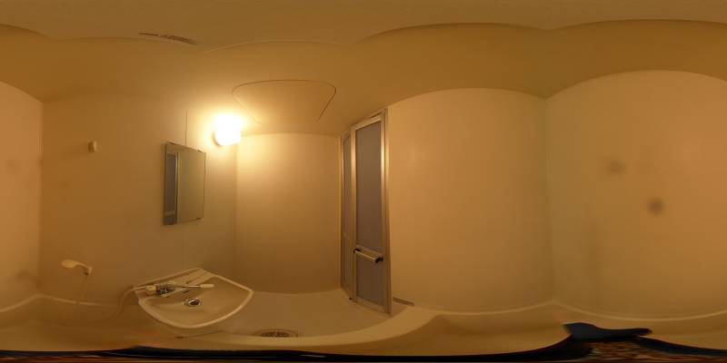 パノラマ画像バスルーム