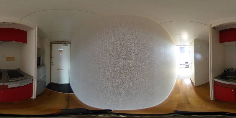 パノラマ画像キッチン