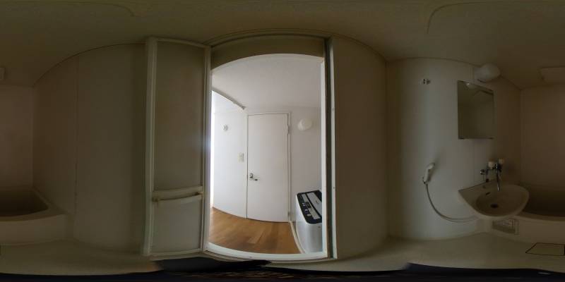 パノラマ画像バスルーム