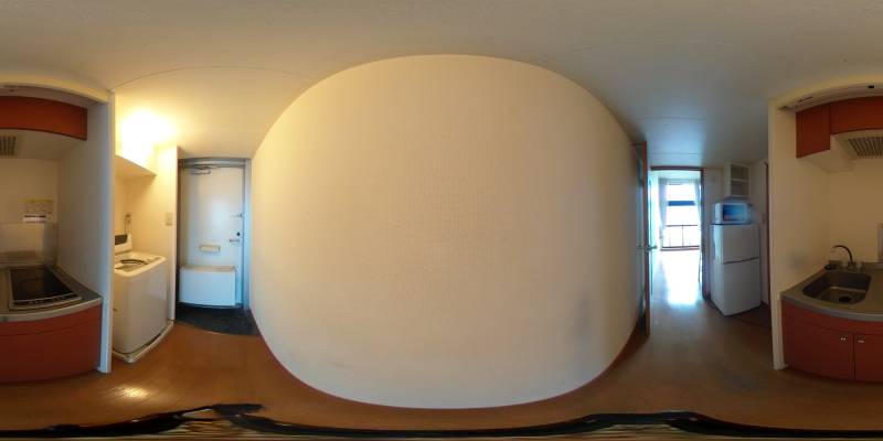 パノラマ画像キッチン