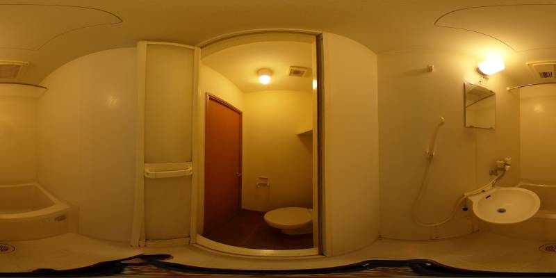 パノラマ画像バスルーム