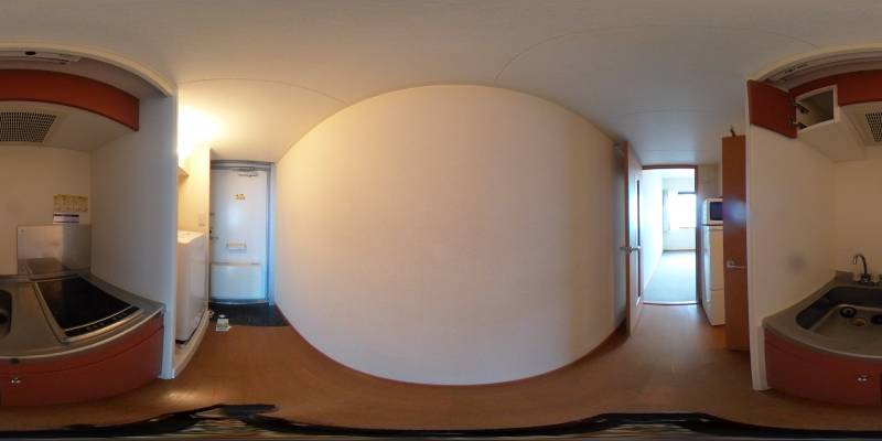 パノラマ画像キッチン