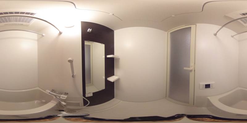 パノラマ画像バスルーム