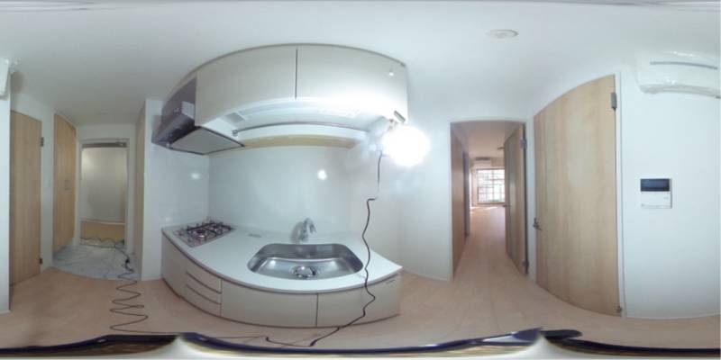 パノラマ画像キッチン