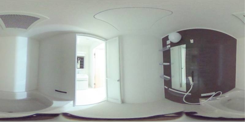 パノラマ画像バスルーム