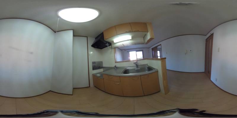 パノラマ画像キッチン