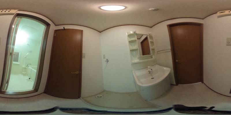 パノラマ画像洗面所