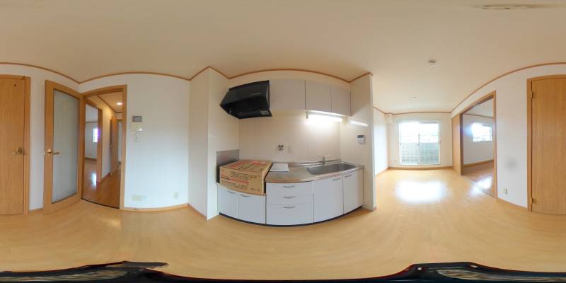 パノラマ画像キッチン