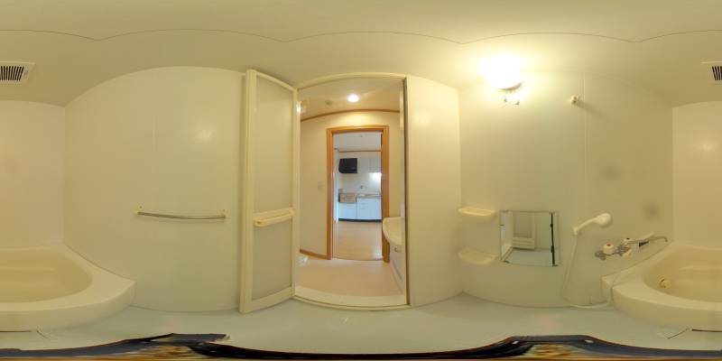 パノラマ画像バスルーム