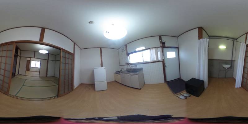 パノラマ画像キッチン