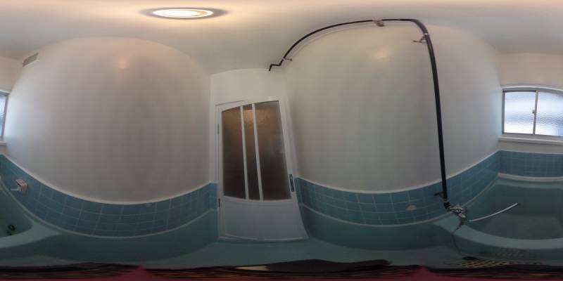 パノラマ画像バスルーム