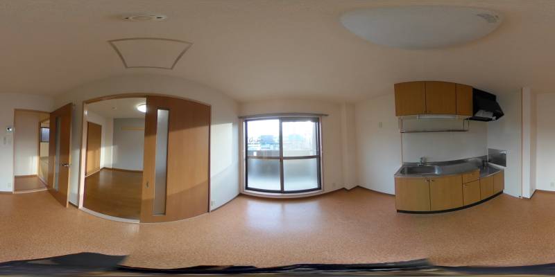 パノラマ画像リビング