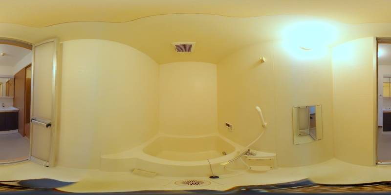 パノラマ画像バスルーム