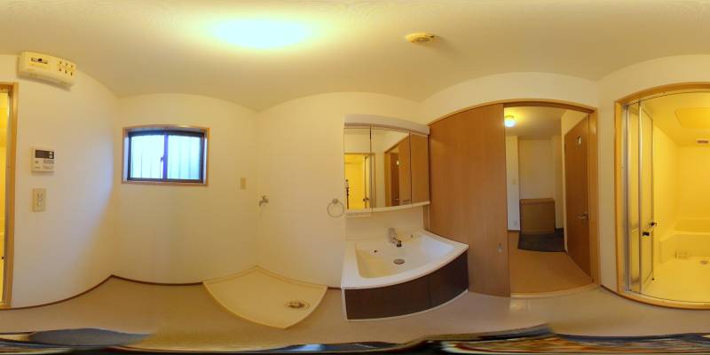 パノラマ画像洗面所