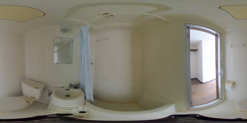 パノラマ画像バスルーム