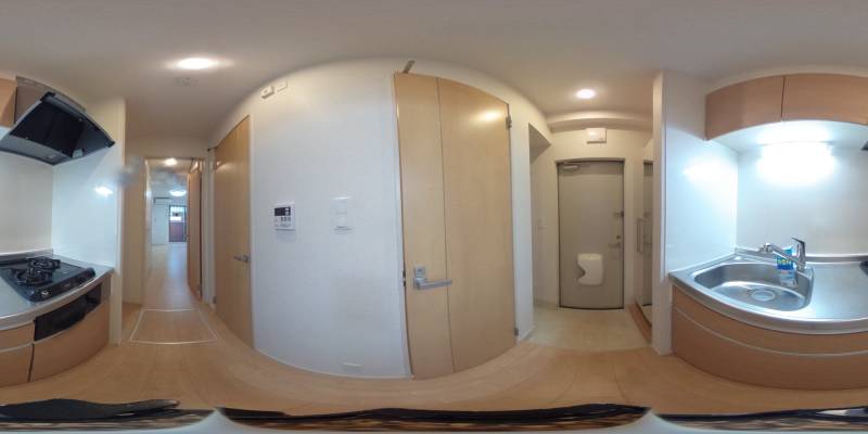 パノラマ画像キッチン