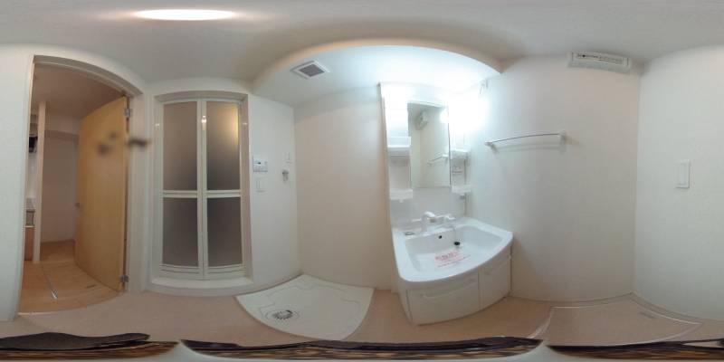 パノラマ画像洗面所