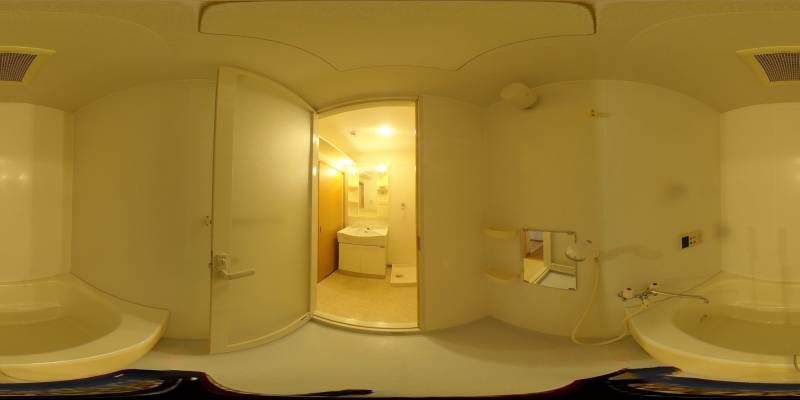 パノラマ画像バスルーム