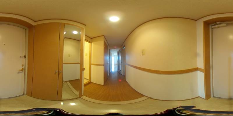 パノラマ画像玄関