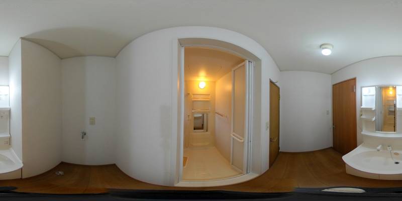 パノラマ画像洗面所